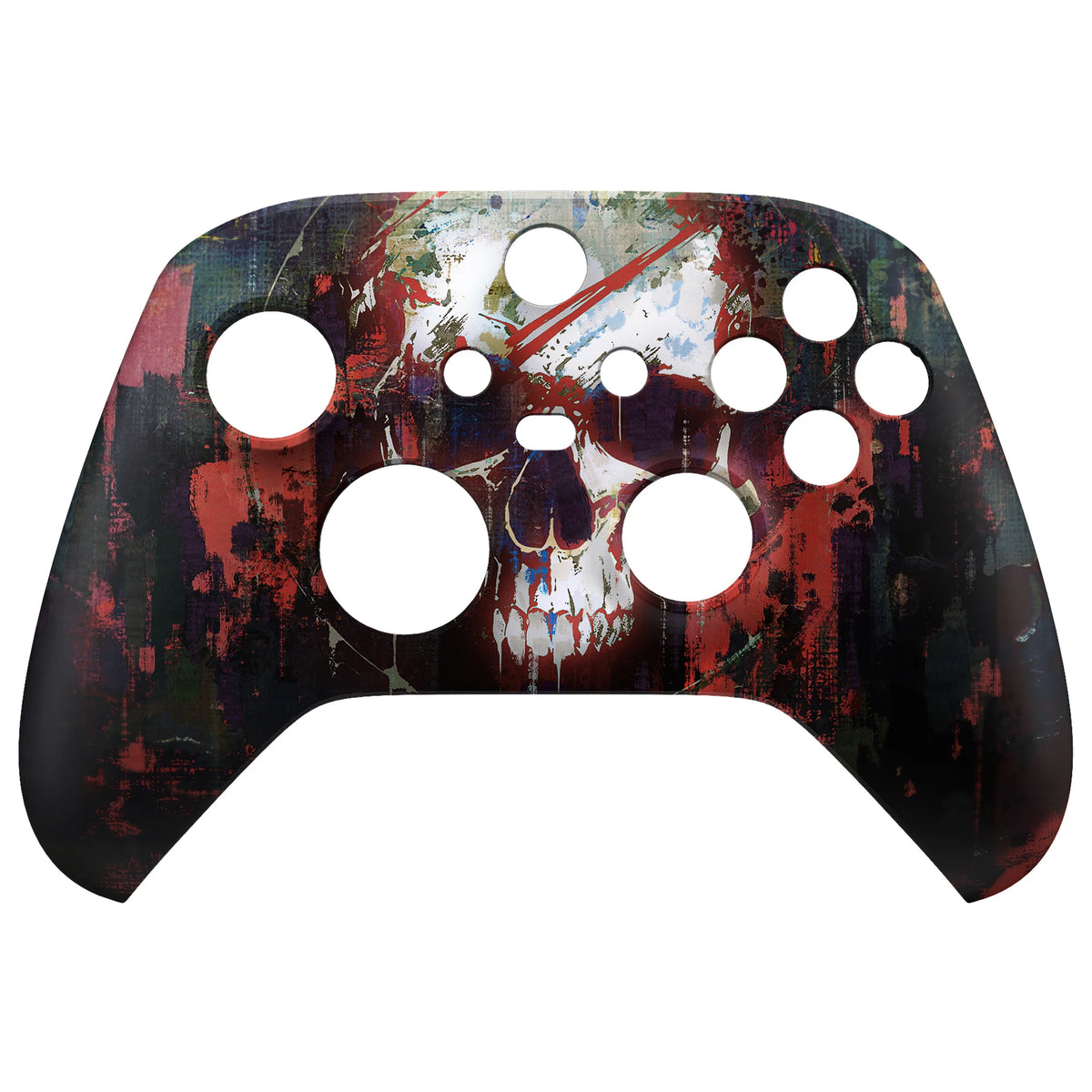 eXtremeRate Custom Pattern Part Faceplate, Soft Touch Grip Front Housing Shell Case for Xbox Series X/S (Xbox Core) Controller