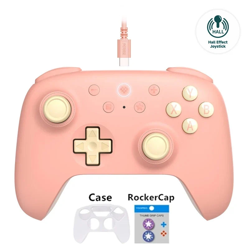 8BitDo Ultimate 2C Wired Controller, Hall Effect, PC & Android