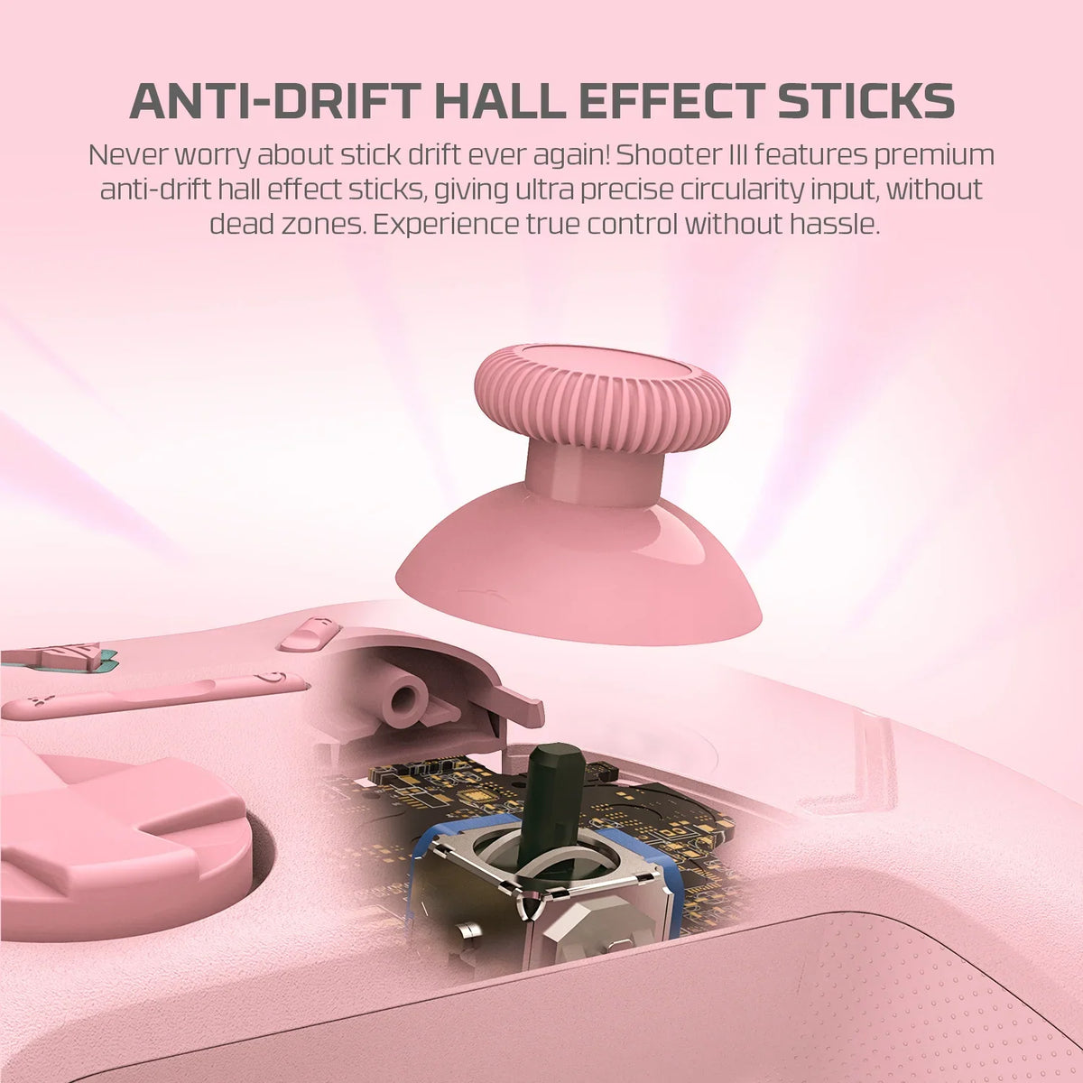 FANTECH Shooter III WGP13S Hall Effect Wireless Gamepad, PC & PS4