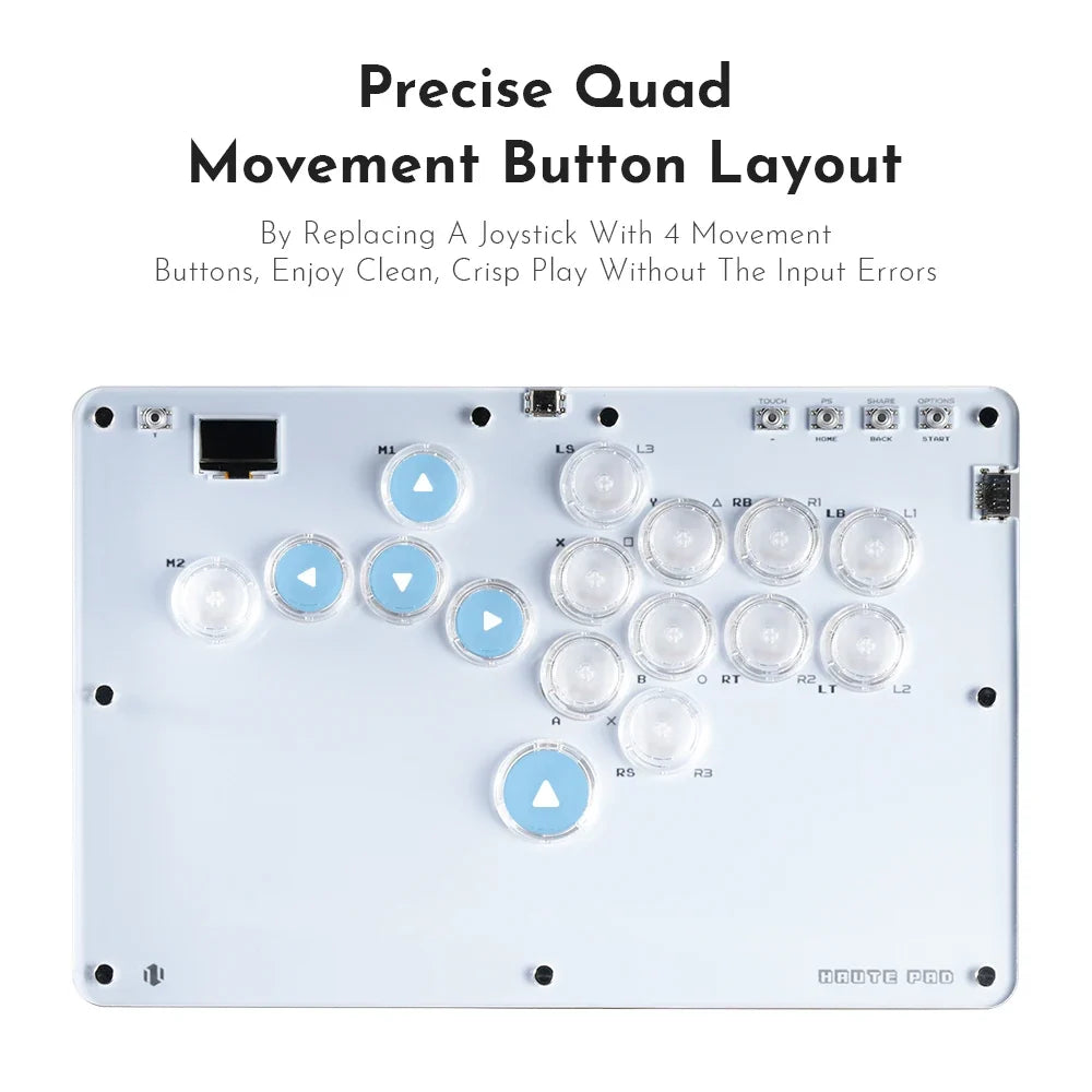 Haute42 R16 Hot-Swappable Leverless Hitbox Controller for PC/PS5