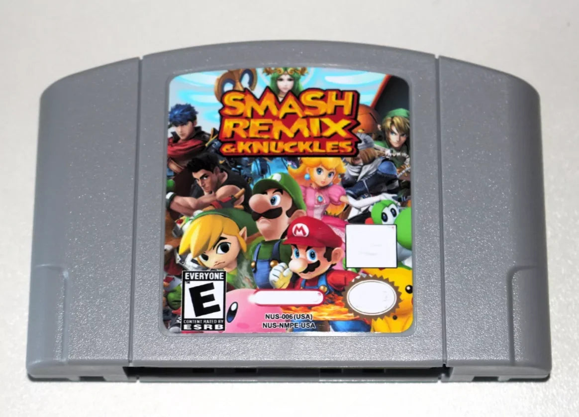 N64 USA NTSC Version 64 Bit Console Video Games Cartridge Smash REMIX V1.1.1 V1.5.1 1.4.1 Collection Gifts Toys