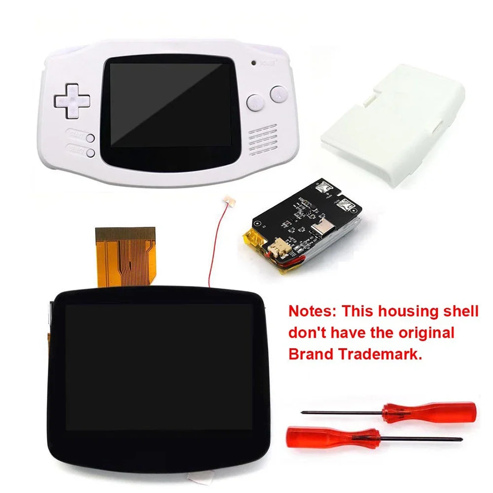 GBA V5 Laminated IPS LCD Kit, 720x480 Backlight Drop-In Screen