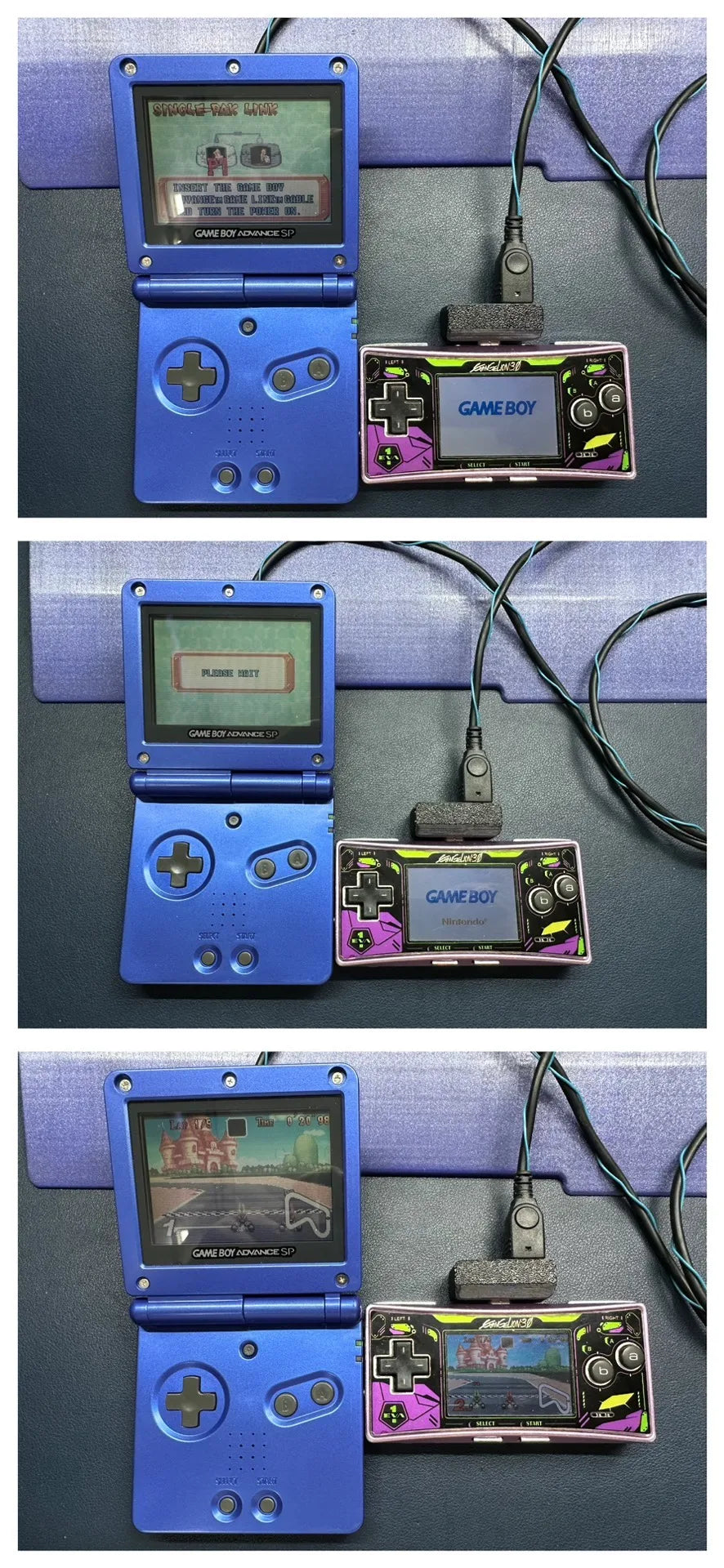 Game Boy Micro GBM to Type-C Adapter Converter Ver 2.0, with Wireless Link Cable Function & ETX Port for GBA Link and Save