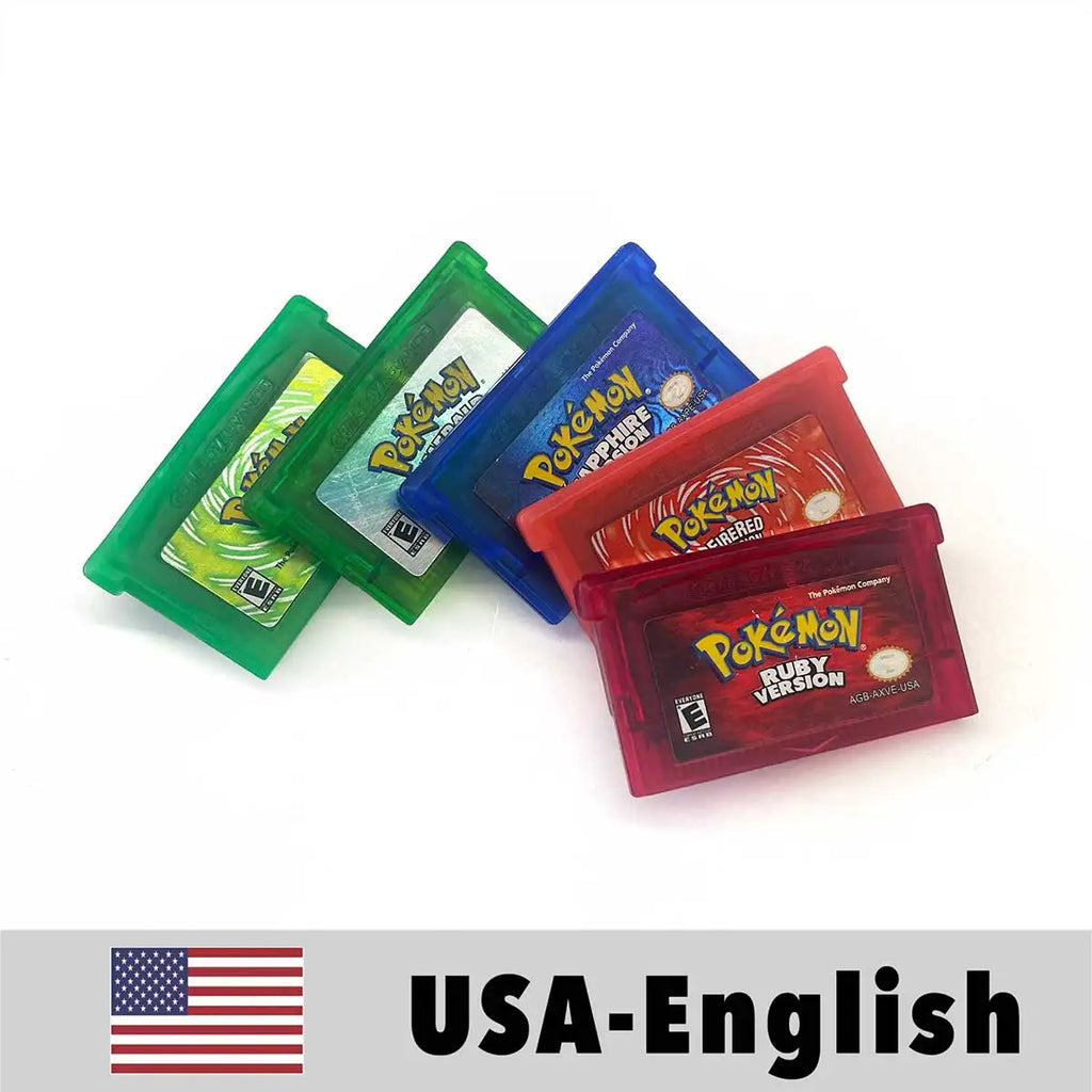 GBA 5-in-1 Cartridge: Ruby, FireRed, Emerald, LeafGreen, Sapphire
