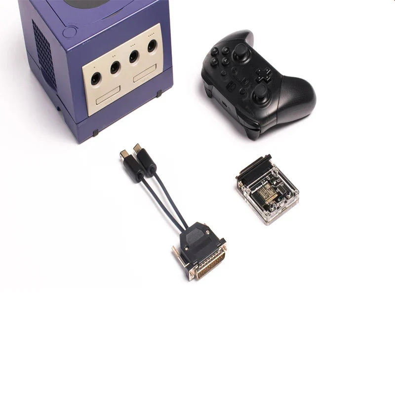 GameCube BlueRetro Bluetooth Controller Adapter, PS4 PS5 Xbox