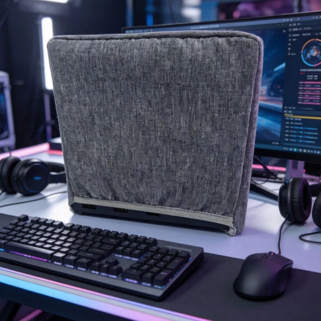 Dust Cover for Steam Machine, Breathable Nylon Fabric Protective Sleeve for Gaming Console, Home Entertainment Accessory