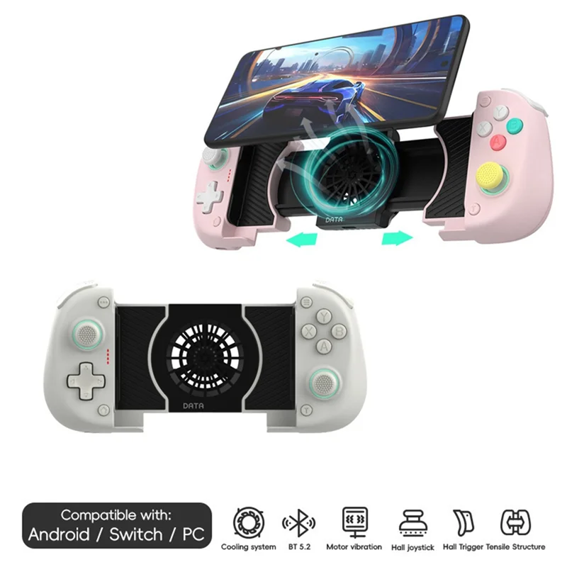 X3 Bluetooth Controller, Hall Joysticks, Cooling Fan, Switch