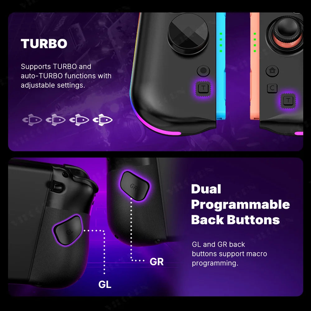 Wireless Controller for Switch 2 with Hall Effect Joysticks