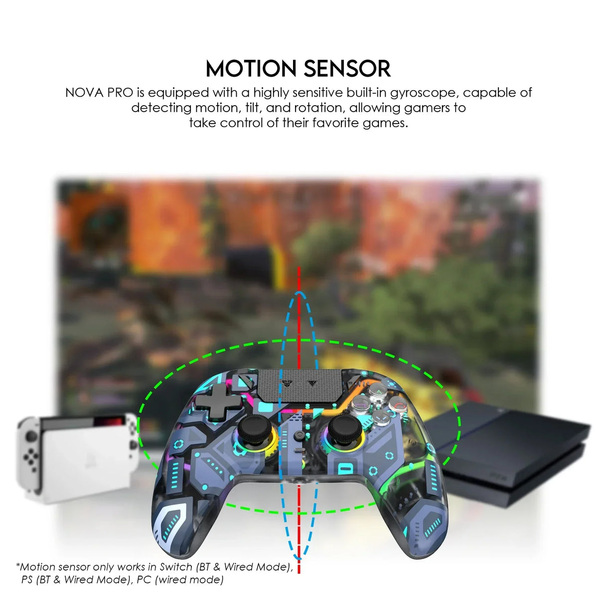 FANTECH NOVA PRO WGP14-V2 Bluetooth Gamepad with Hall Sticks