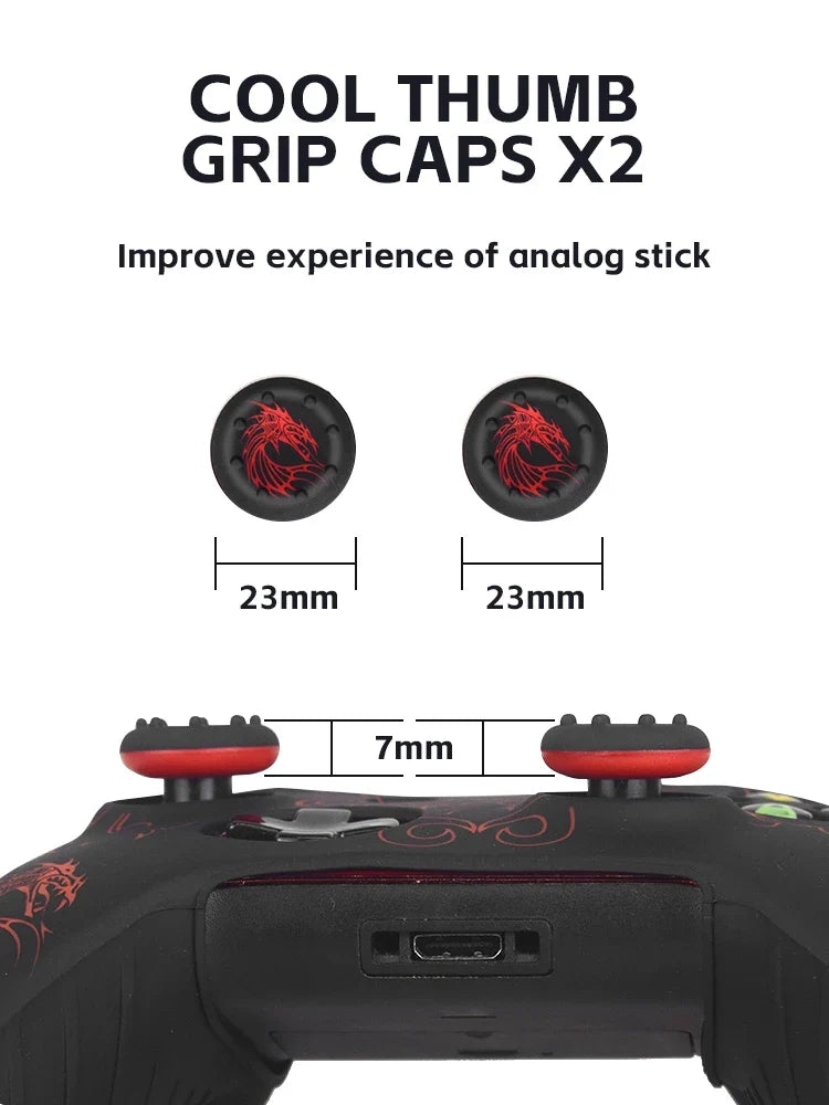 Data Frog Xbox One Controller Silicone Case with Thumb Grips