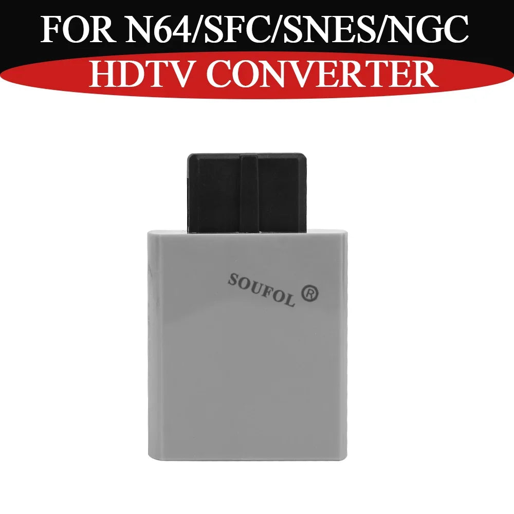 1080p HDMI Adapter for N64, GameCube, SNES with 3.5mm Audio