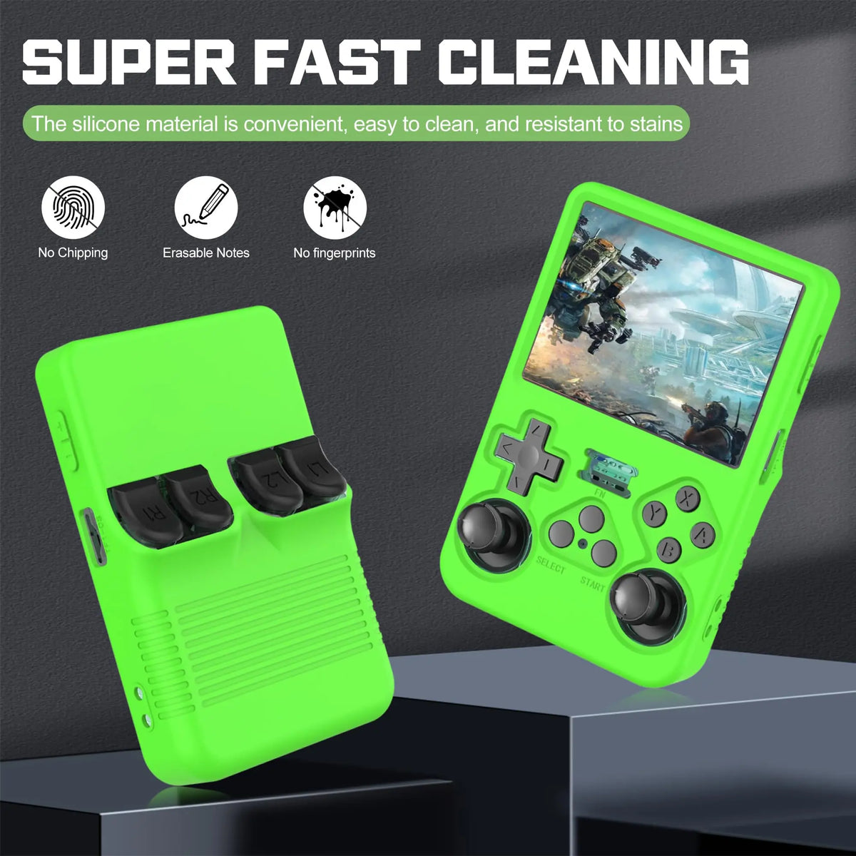 Case for R36S Silicone Soft Protective Cover R36S Anti-Scratch / Shockproof / Washable Protector Game Console Accessories