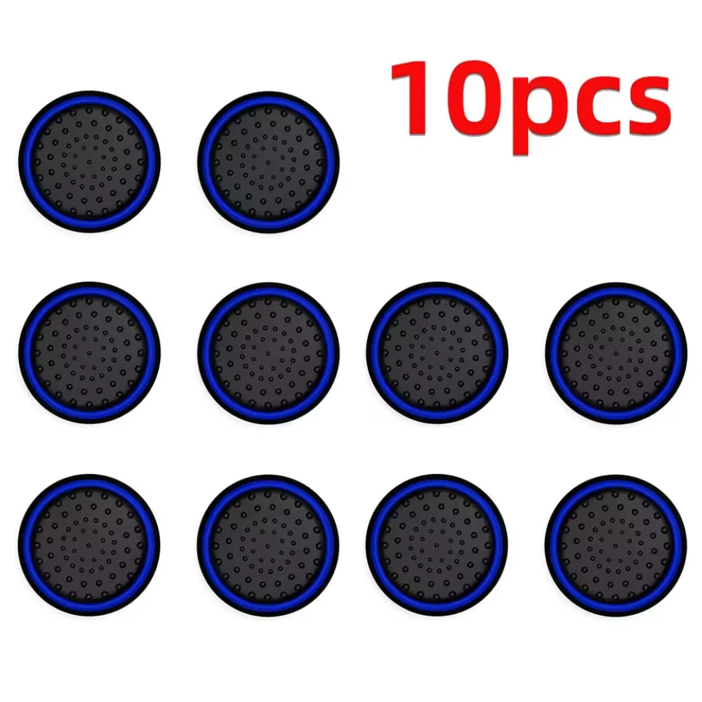 10Pcs Luminous Thumb Grips for PS4, PS5, Xbox One & Switch