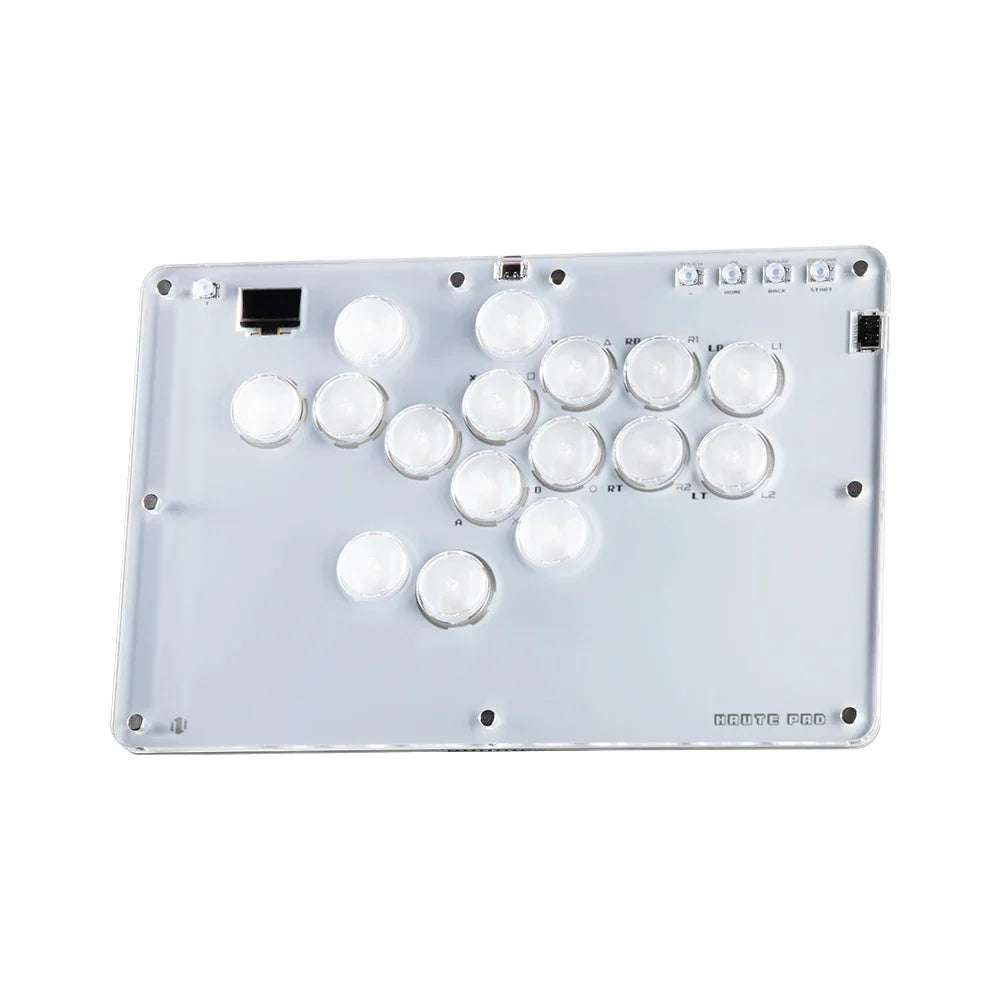 Haute42 Arcade Joystick Hitbox Leverless Controller Arcade Fighting Game Hitbox For PC /PS3/Ps4 /Switch Mini Arcade FightStick