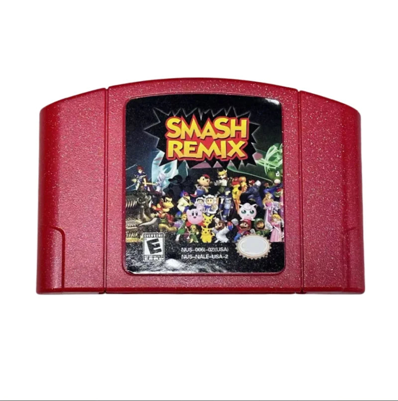 N64 USA NTSC Version 64 Bit Console Video Games Cartridge Smash REMIX V1.1.1 V1.5.1 1.4.1 Collection Gifts Toys