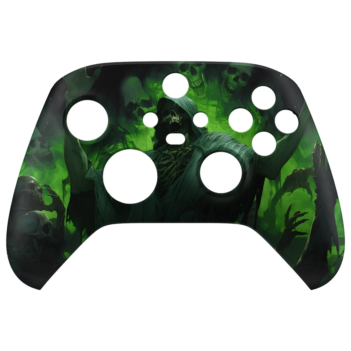 eXtremeRate Custom Pattern Part Faceplate, Soft Touch Grip Front Housing Shell Case for Xbox Series X/S (Xbox Core) Controller