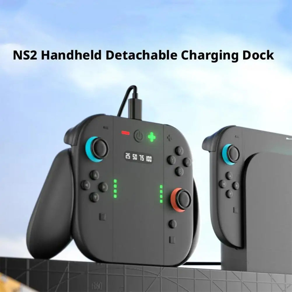 Nintendo Switch 2 Joycon 2000mAh Charging Grip Bracket Dock