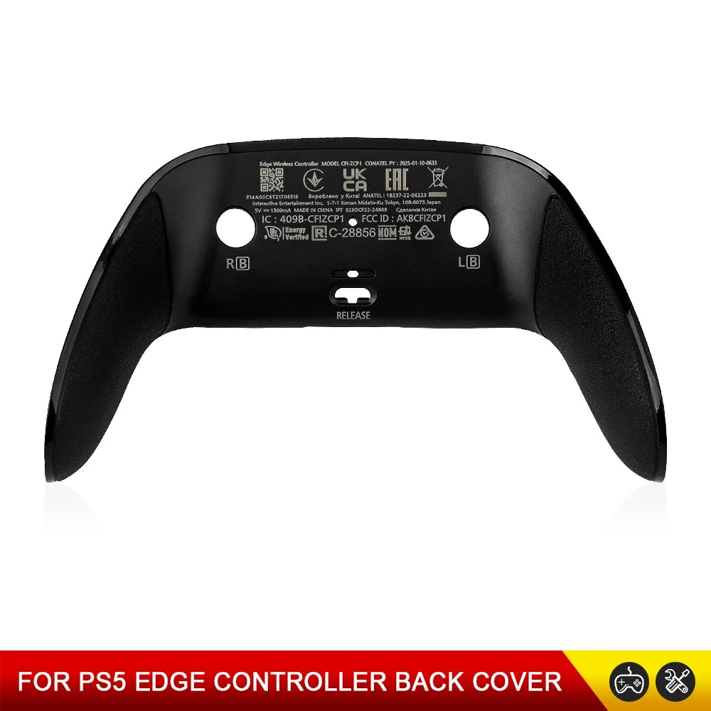Replacement Back Case For PS5 DSE Controller Housing Back Shell Compatible with PS5 Edge Controller Non-Slip Cover