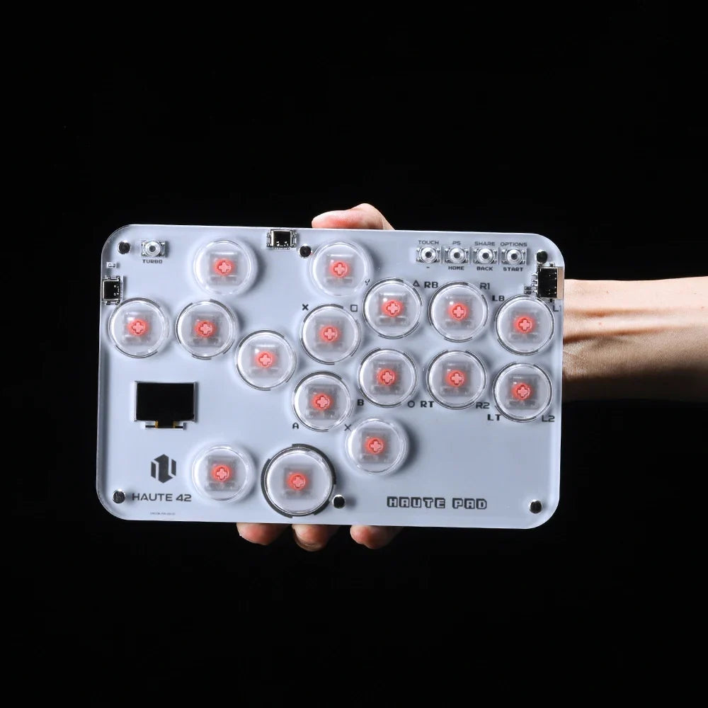Haute42 S Series Mini Hitbox Controller for PC/PS4/PS3/Switch