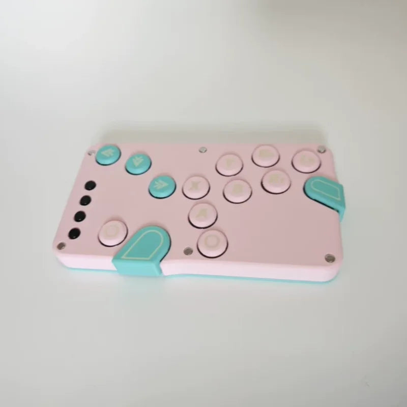 Pocket Hitbox Arcade Controller Lightweight Hot‑swap Low Profile Switch 3d Print Game Controller For Pc Switch Fighting Game
