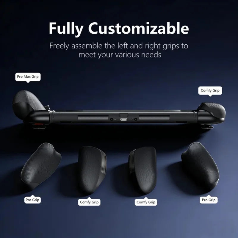 Ergonomic Silicone Grip for Nintendo Switch 2 2025 Non-Slip Replaceable 3 Sizes Grip Shell Dock Kickstand Friendly Handheld Gami