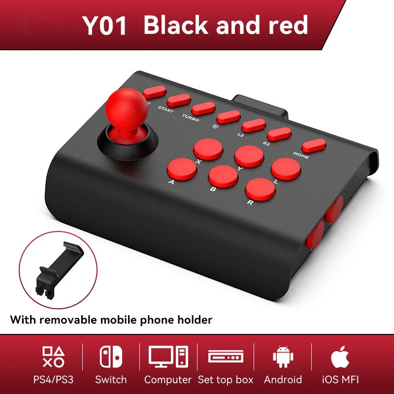 Arcade Gamepad Bluetooth Controller for Switch/PS4/PS3/Android
