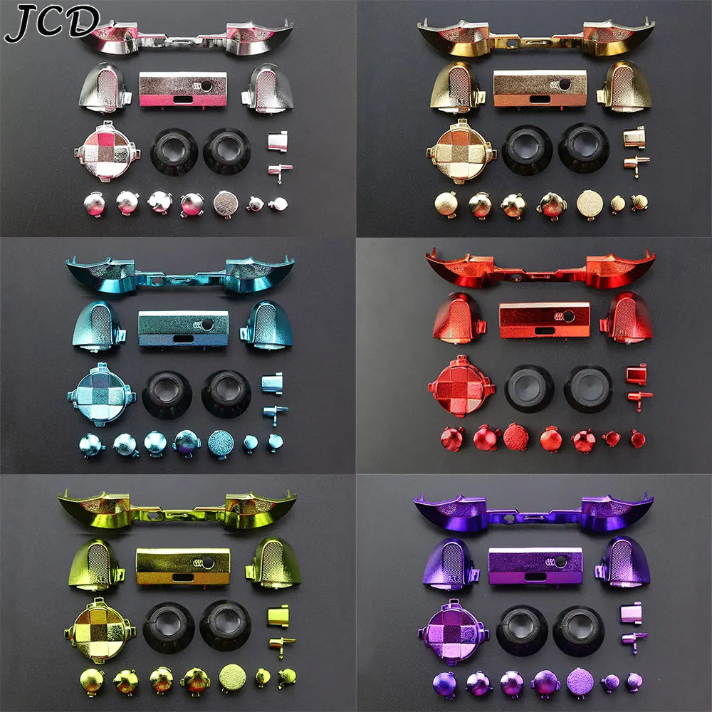 JCD Chrome Mod Kit for Xbox Series X/S, LB RB RT LT ABXY D-Pad