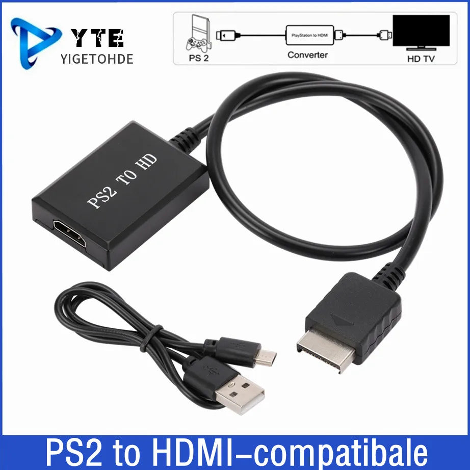 PS2 to HDMI Converter for PS1, PS2 and PS3 Display Modes