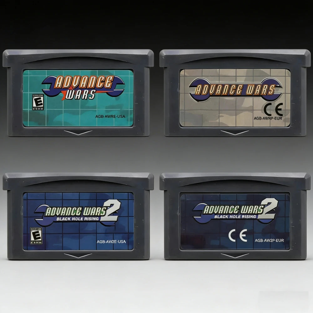 USA/EUR Advance Wars GBA Card 32 Bit Video Game Cartridge Console Card for GBA English Version Advance Wars 2