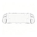 Clear Hard Case for Nintendo Switch 2 Shock-Absorbing Grip Shell