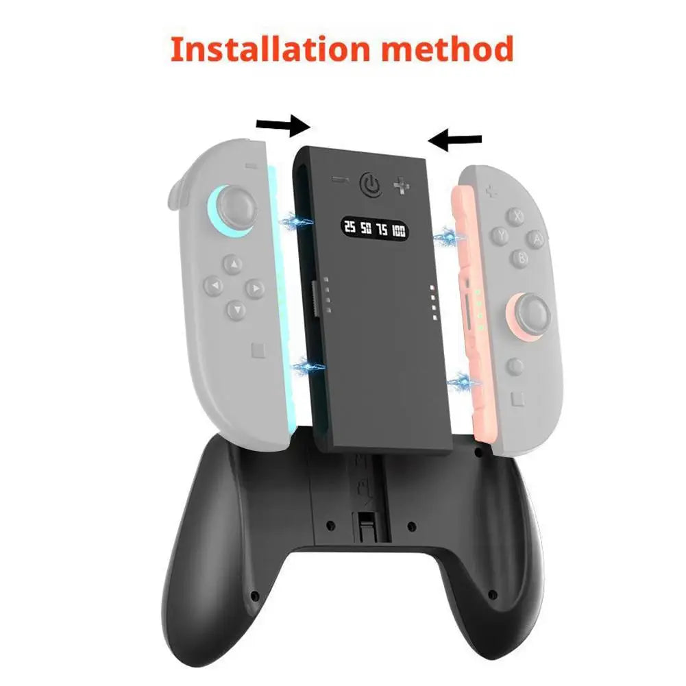 Nintendo Switch 2 Joycon 2000mAh Charging Grip Bracket Dock