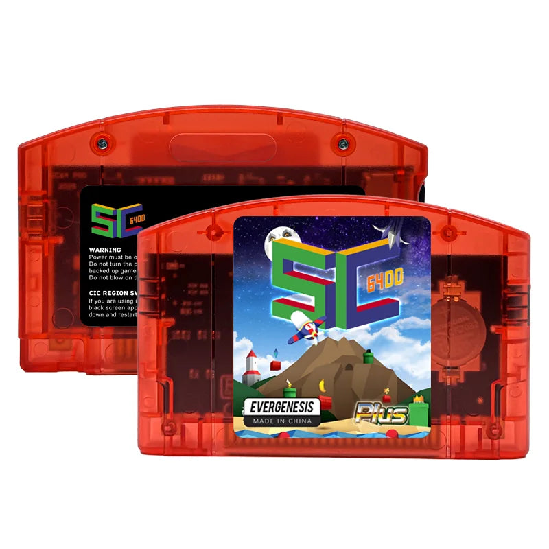 EVERGENESIS SC64 Open Source N64 Flash Cart 16GB Card 64DD