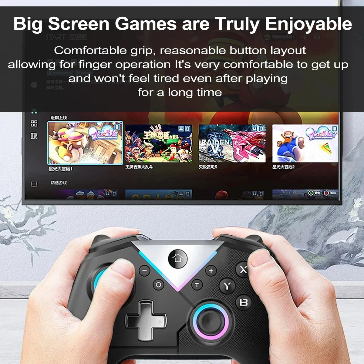 617 Wireless Controller for Nintendo Switch & PC, Hall Effect