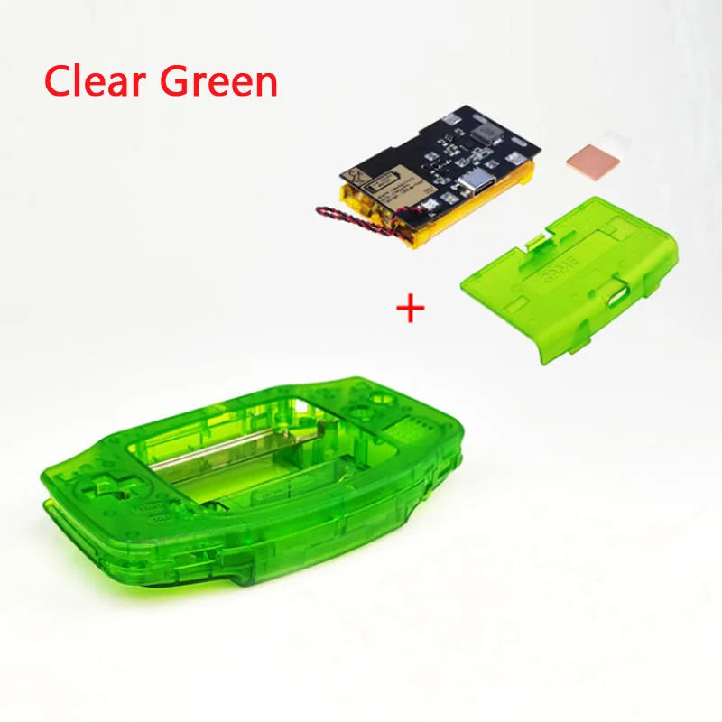 1800mAh Lithium Battery for GBA IPS V3 LCD Kits with Shell Cover