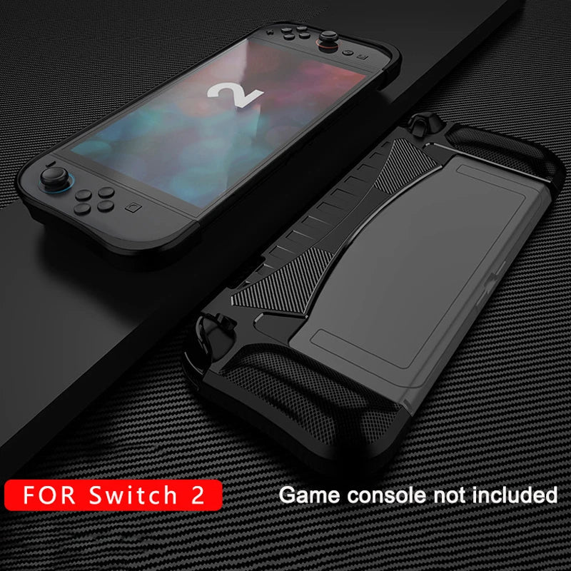 Dockable TPU Case for Nintendo Switch 2 Ergonomic Grip Shell