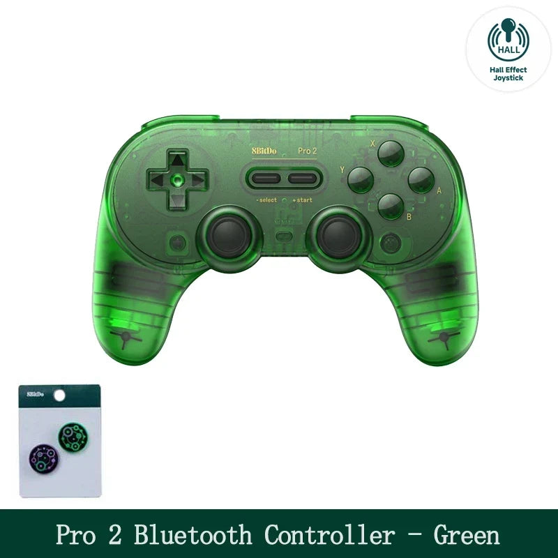 8BitDo Pro 2 Bluetooth Gamepad with Hall for Switch, PC, Android