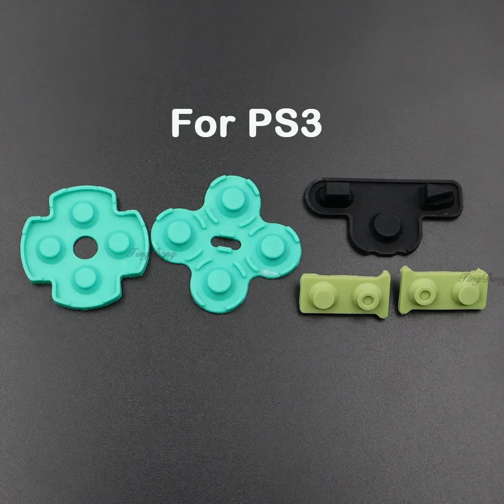 Conductive Rubber Button Pad Set for PS5 V1/V2/V3, PS4, PS3