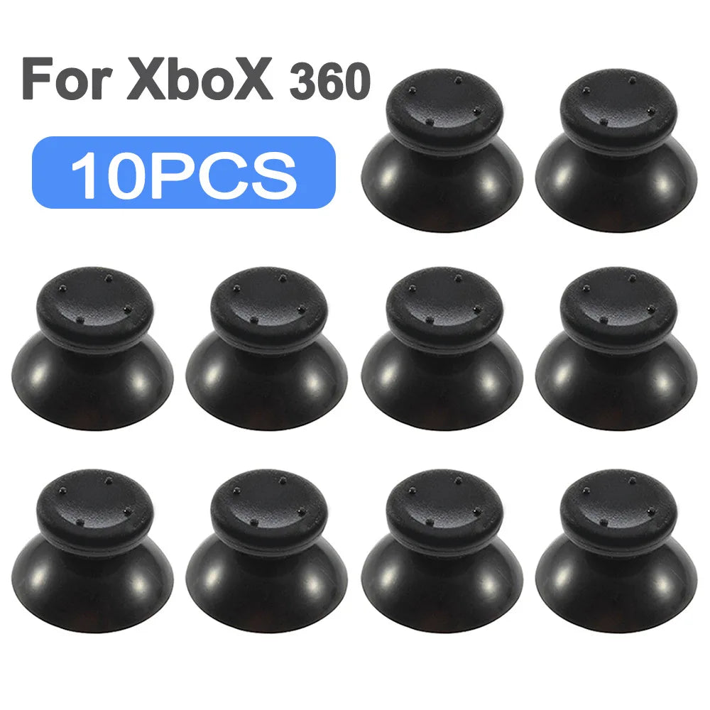 10pcs Replacement Thumbsticks for PS5 PS4 PS3 Xbox One 360
