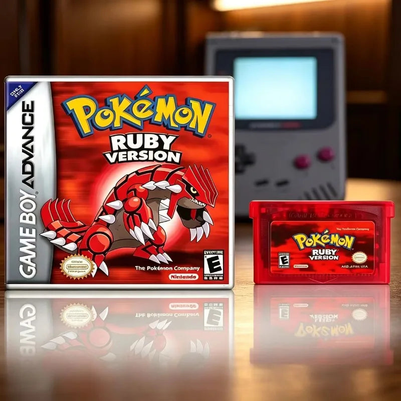 GBA 5-Game Reproduction Cartridge, Emerald, FireRed and More