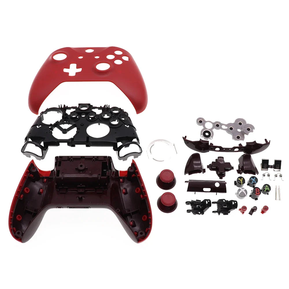 For Xbox One Slim  Gamepad Shell Solid Color Multicolor Set Repair Game Accessories Game Controller Replacement Shell