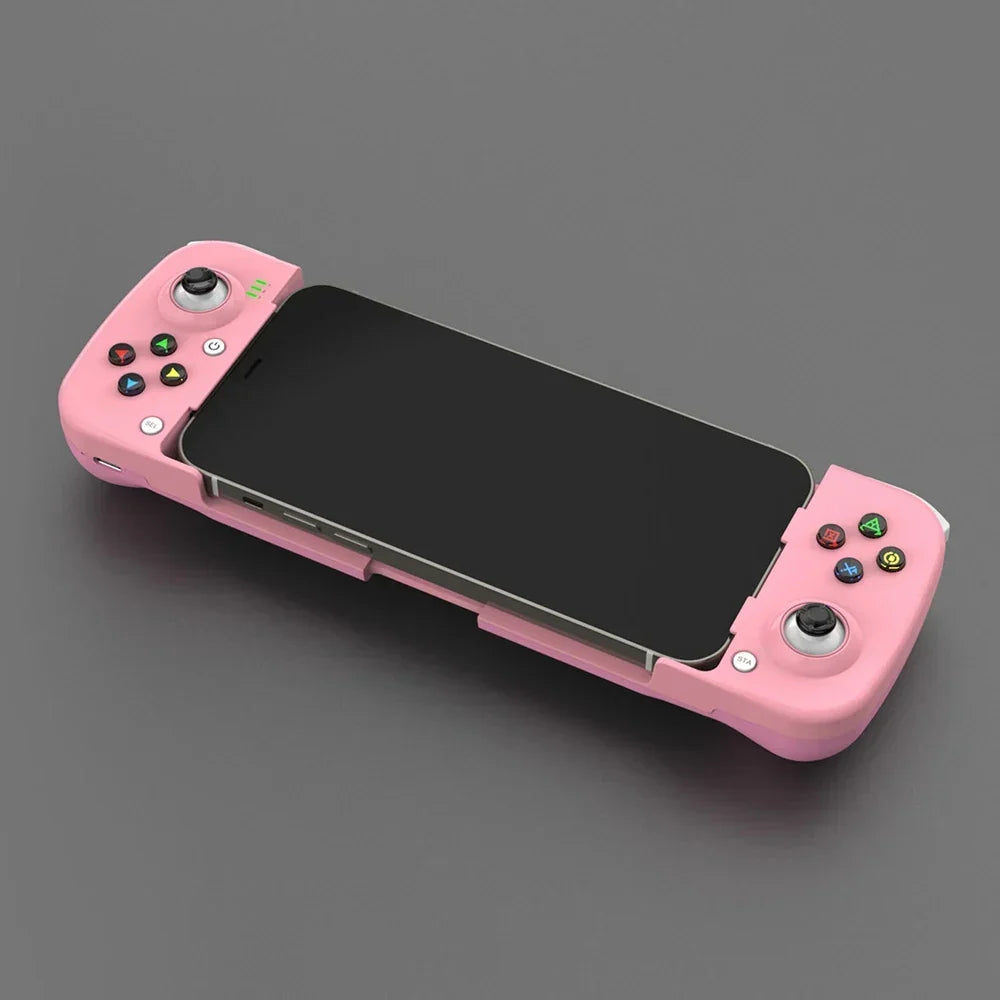 D3 Wireless Bluetooth Gamepad Type-C Retractable Game Controller Joystick For PUBG Mobile Support IOS Android TV/PC Device PS4