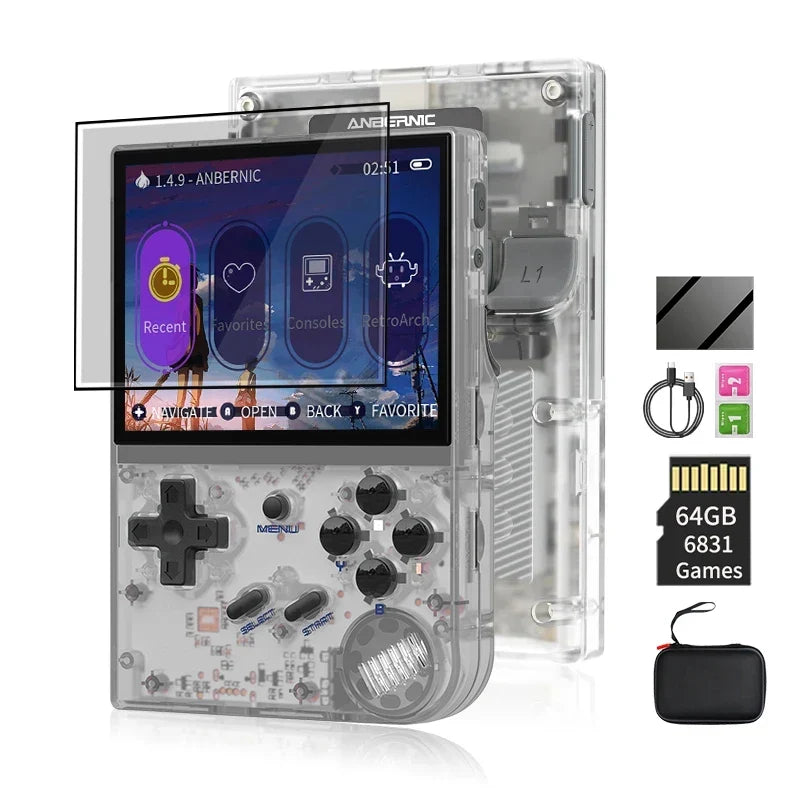Anbernic RG35XX Handheld Console 3.5 Inch IPS GarlicOS 2600mAh