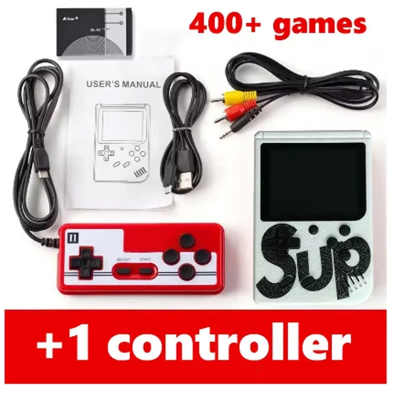 500-in-One Classic Mini Handheld Console for Kids, Macaron Colors