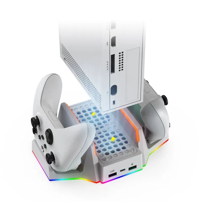 A92Z Dual Controller Charging Stand With Cooling Fans-TYX-0663D For S Multifunctional Charging Base, Console Cooling