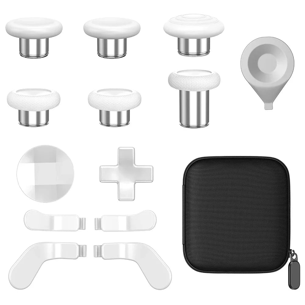 13 in 1 Metal Thumbsticks Joystick Cap For Xbox One Elite Series 2 Controller 6 Swap Stick 4 Paddles And D-Pads Game Accessories