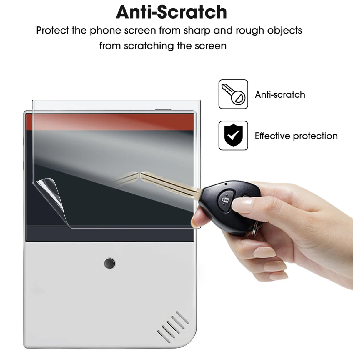 Flexible TPU Screen Protectors for Miyoo Mini Plus Anti-scratch Protective Films for MIYOO Mini Plus Game Console Hydrogel Film
