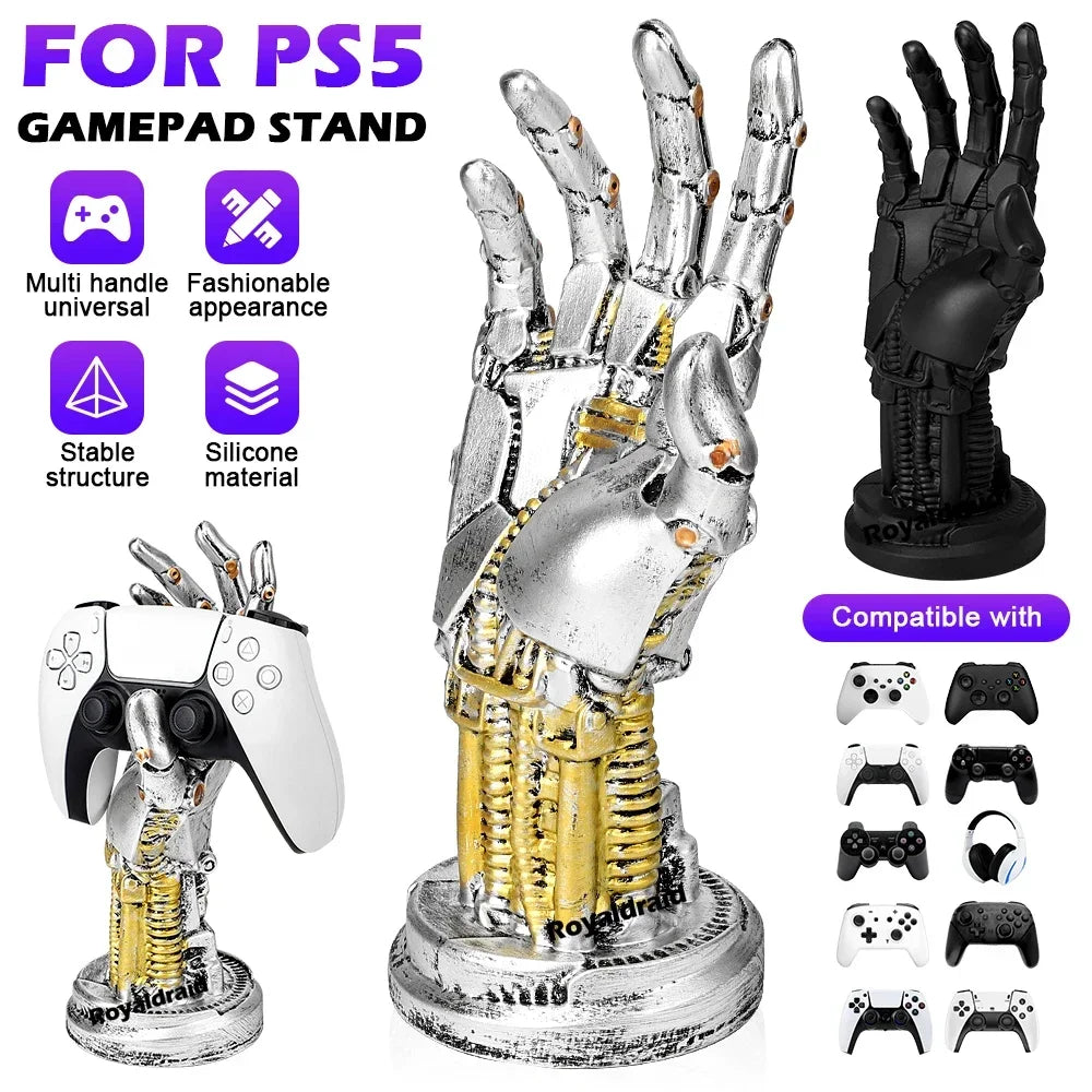 NEW Creative Game Controller Desktop Storage Stand Mechanical Arm Holder For PS5/PS4 Gamepad Bracket Headphone Home Decoration