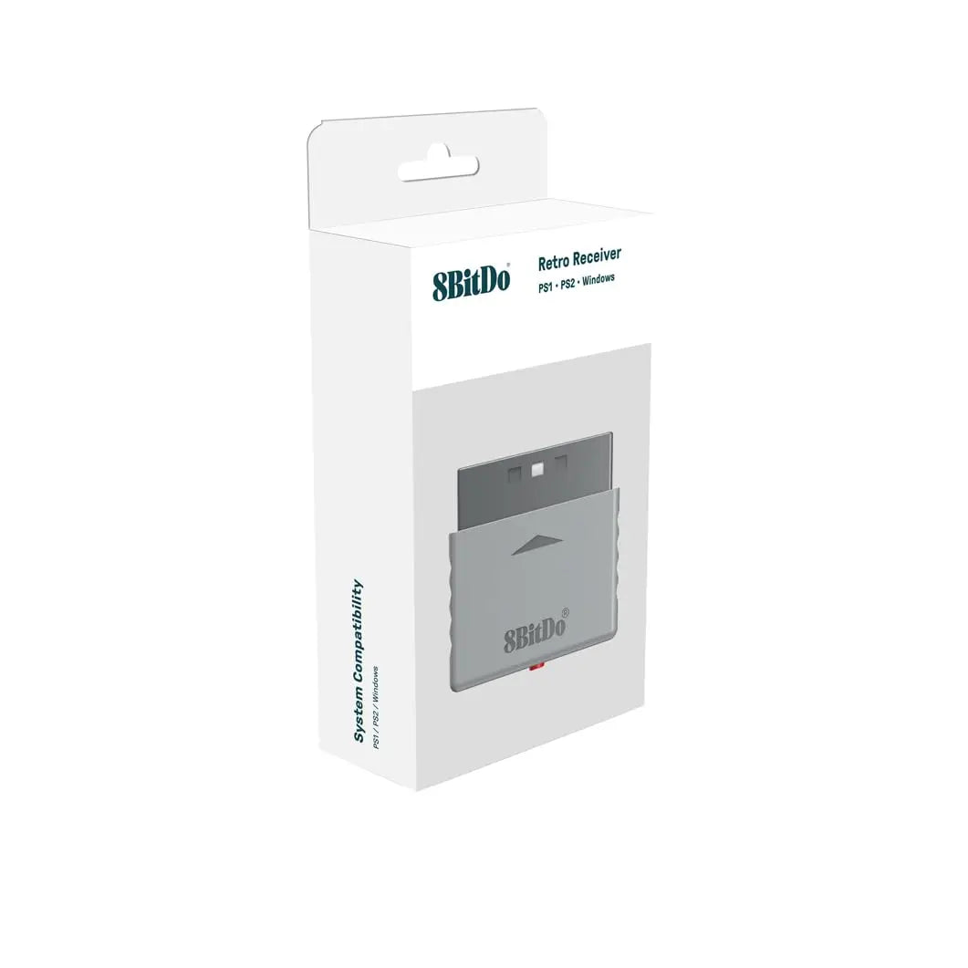 8Bitdo Retro Receiver Adapter Dongle for PS1 PS2 Windows Support Xbox Series / Xbox One Controller Switch Pro PS5 PS4 Gamepad