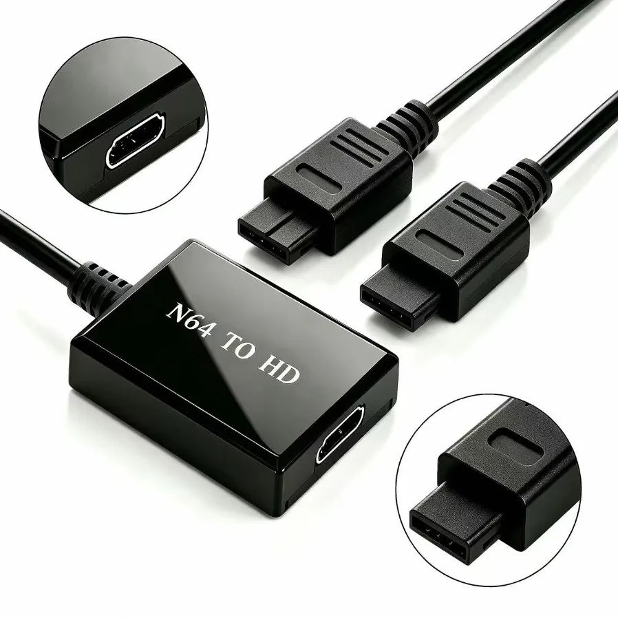 N64 SNES GameCube to HDMI Adapter with 1080P Output