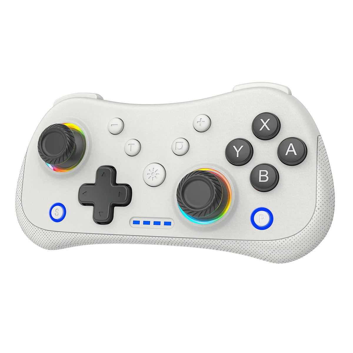 Multi-Functional Wireless Game MINI Gamepad for Switch with RGB Lights and Hall Rocker, Support Burst Function